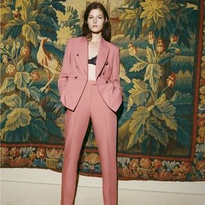 Zara Tailored Double Breasted Blazer